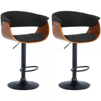 Set de 2 Taburetes Vestal Giratorios en Tela