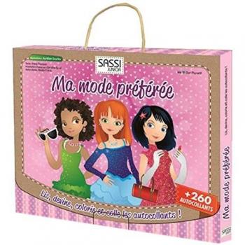 Ma mode préférée. Lis, devine, colorie et colle les autocollants! Con gadget