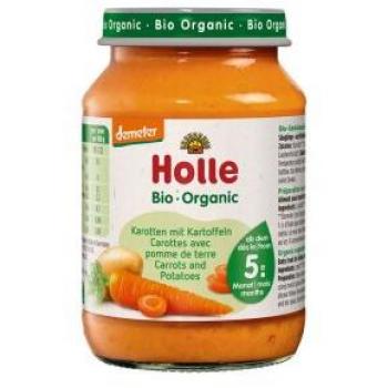 Holle Bio Comida para Bebê Brócolis e Arroz 190g +4M