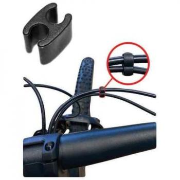 Duo Kabelclips Elvedes Schwarz (10er Box)