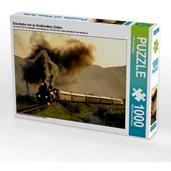 CALVENDO Puzzle Eisenbahn wie zu Großmutters Zeiten