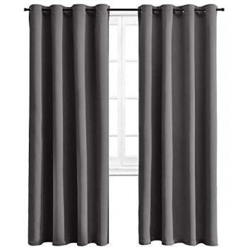Anjee Heat‑Lock Blackout Drapery – 46×90, Two‑Panel Bundle