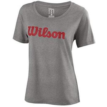 Wilson Frauen‑T-Shirt Script in Grau – S