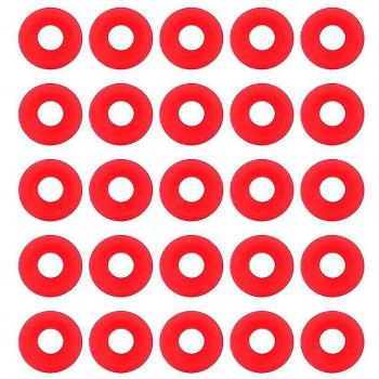 25pcs Tapones de Silicona Rojas para Botellas de Cerveza