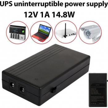 Alimentation autonome 12 V 1 A – Batterie d’urgence pour caméras