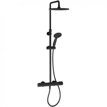 Colonne de douche thermostatique Juliette noir mat JACOB DELAFON