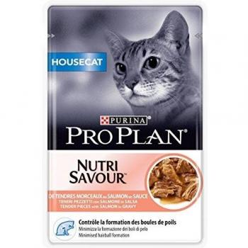 Pro Plan Nutri Savour Housecat Salmone in Salsa 85g