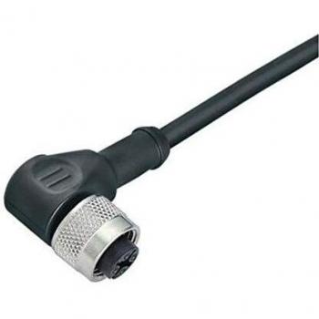 Binder 79-3434-32-04 M12 Sensor-/Aktor-Steckverbinder, gewinkelt, 3 Pol, 2.00 m