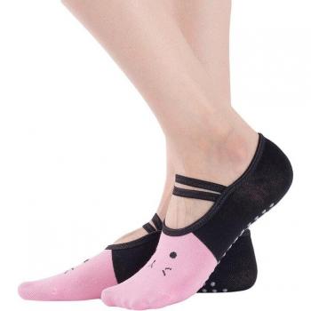 Men's and Women's Quick-Dry Bandage Yoga Socks with Cat Print