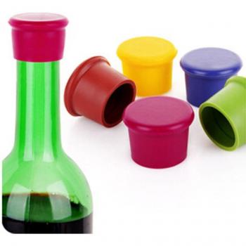 5pc Durable Silicone Wine Bottle Sealers