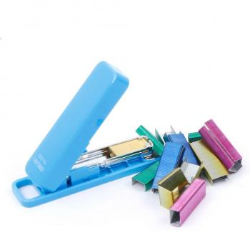 MIRUI Mini Office Stapler with 800 Colorful Staples