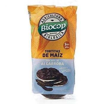 Tortitas de maíz y algarroba bio Biocop 100 gramos