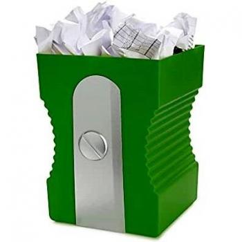 Papelera Balvi en forma de sacapuntas