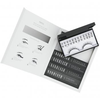 Kit d’extension de cils Nanolash Classy – Application à la maison – Noir