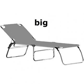 Gartenliege AMIGO BIG Grau