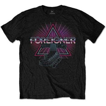Neon Guitar Shirt – Foreigner, XL, Black