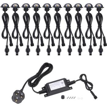 10PCS SMD5050 LED Underground Lights 4W 100LM for Garden