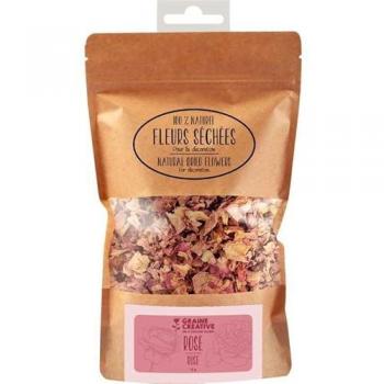 Fleurs séchées Pétales de rose pour bougies 15 g