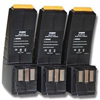 Batterie Ni-MH 2100mAh (9.6V) vhbw comme Festo CCD9.6