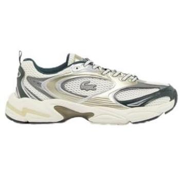 Scarpe Lacoste Storm 96 2K Metalic Bianco Dorato Nero Taglia 44,5