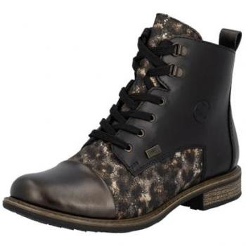 Rieker Ladies’ Black Zip Boot – 38 EU, 5 UK
