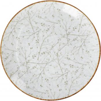 Vega Piatto Piano 31 cm Eden Bianco/Beige 6 pz