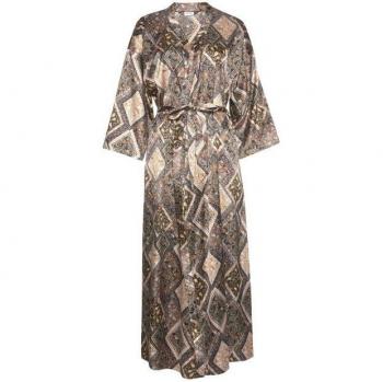 Eleganter Satin Kimono für Damen von Lascana, Gr. 36