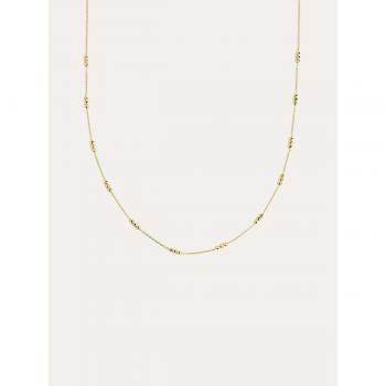Joyas Mujer Singularu: Collar Triple Dots en Plata y Oro