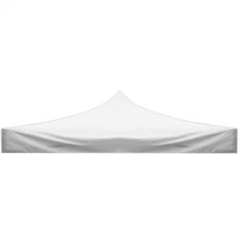 Toile de toit de rechange pour tonnelle 3x6 m blanc tissu PVC rechange 9012/1 (triple)