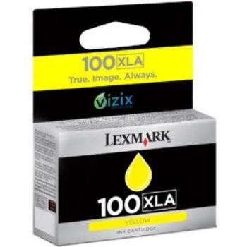 Cartouche Encre Lexmark 100XLA – Jaune à haut rendement