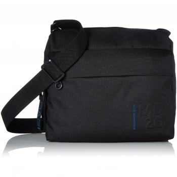 Mandarina Duck Black Polyester Handbag with Adjustable Strap, Shoulder Bag