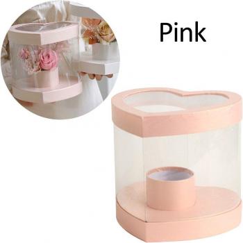 Caja de regalo para flores en forma de corazón