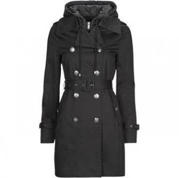 Ikks Women's Coat in Black BR42135