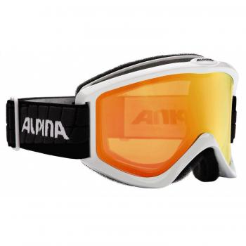 Alpina Sports Unisex – Erwachsene Smash 2.0 Skibrille, weiß, OS