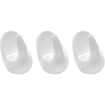 FACKELMANN Tecno, Haken, Weiß, Plastik