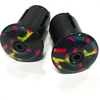Cinelli Caleido Colorful Bar End Plugs with Expanders
