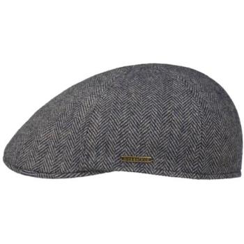 Texas Herringbone Wool Cap – Stetson Blue‑Beige XL