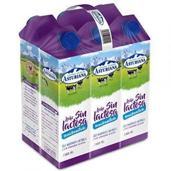 Leche Sin Lactosa Semidesnatada Central Lechera Asturiana 6 x 1L
