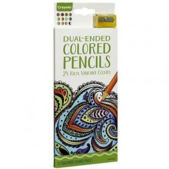 EaselEase Dual-Color Adult Crayon Collection – 12 Pieces