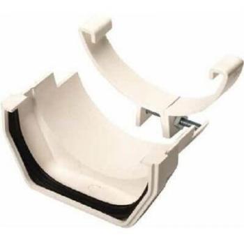 FloPlast PVC Square to Cast Iron Half Round Gutter Adaptor