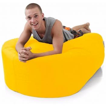 Bean Bag Sofá Losa Grande 150 cm Color Amarillo