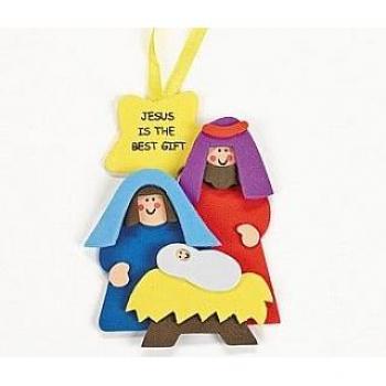 Kids' Santa & Nativity Decoration Kit