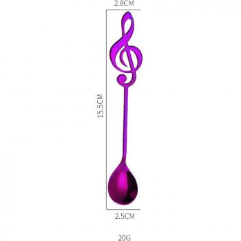 Cuchara para Helado con Motivo Musical