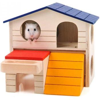 Wooden Deluxe Mini‑Animal Cottage