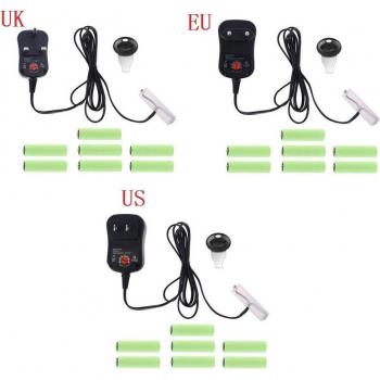 Multi-Voltage AA Battery Eliminator Adapter 3V 4.5V 6V 9V 12V