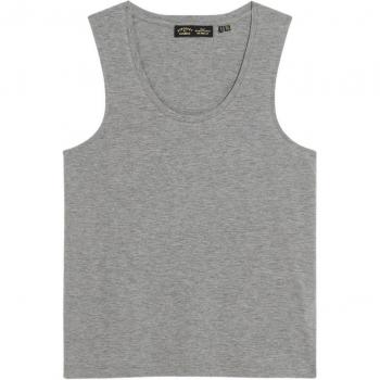 Camiseta sin mangas Superdry W6011849A gris (XL)