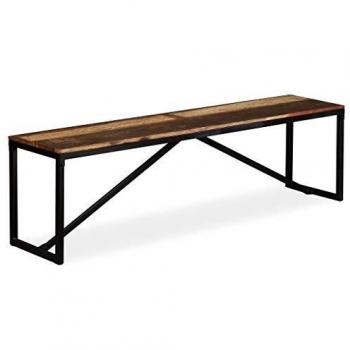 Panchina in Legno Massello per Interni 160x35x45 cm