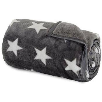 Kuscheldecke BabyBay „Sternenglanz“ – Grauweiß