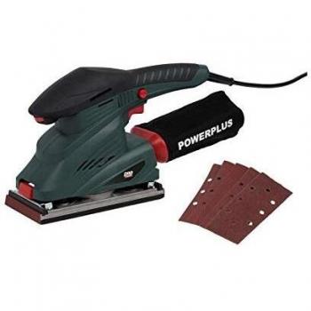 Powerplus 250W vlakschuurmachine met accessoires