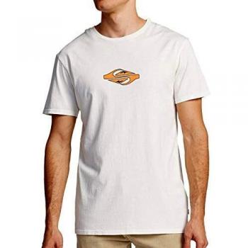 Männer-Kurzarmshirt Quiksilver Either Way – Weiß, Größe XL, 2020
